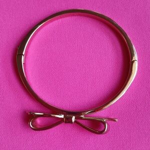 Kate Spade Rose Gold Bow Bangle Bracelet